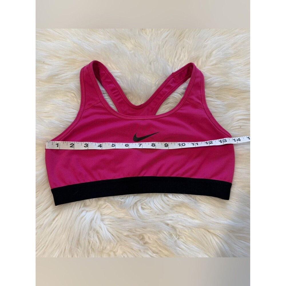 Nike Hot Pink Racerback Sports Bra with Black Band